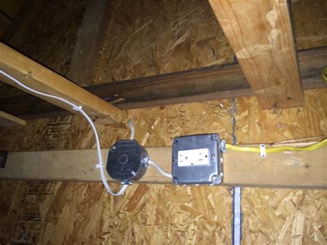 junction box code attic|covering electrical junction box.